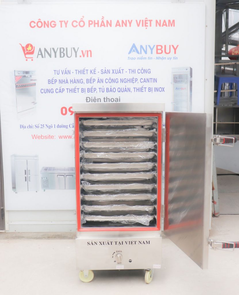 Tủ nấu cơm gas 10 khay TCG-10K