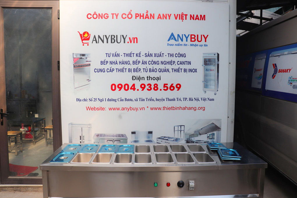 Tủ giữ nóng thức ăn dùng cho tiệc buffet và bếp trung tâm