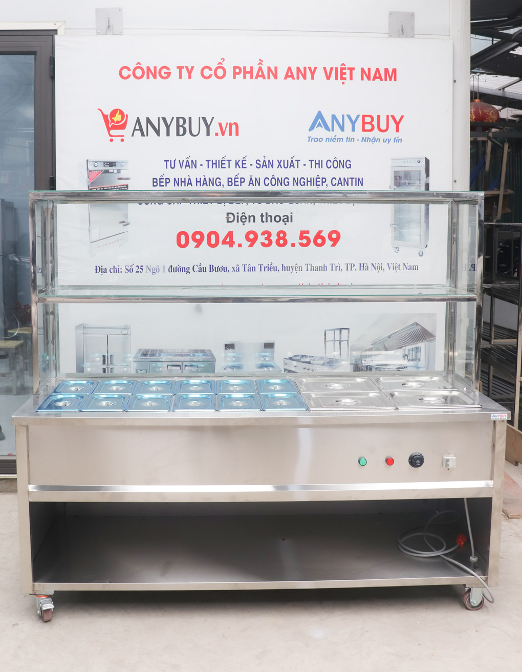 Quầy Bán Cơm hay Tủ Giữ Nóng Thức Ăn
