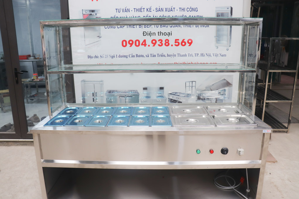 Quầy Bán Cơm hay Tủ Giữ Nóng Thức Ăn