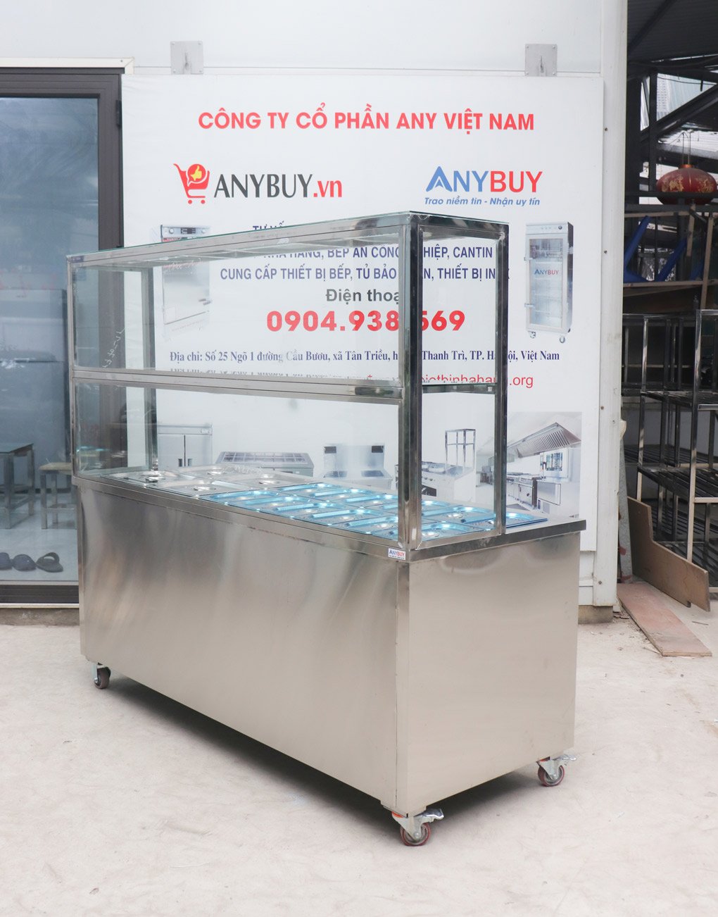 Quầy Bán Cơm hay Tủ Giữ Nóng Thức Ăn