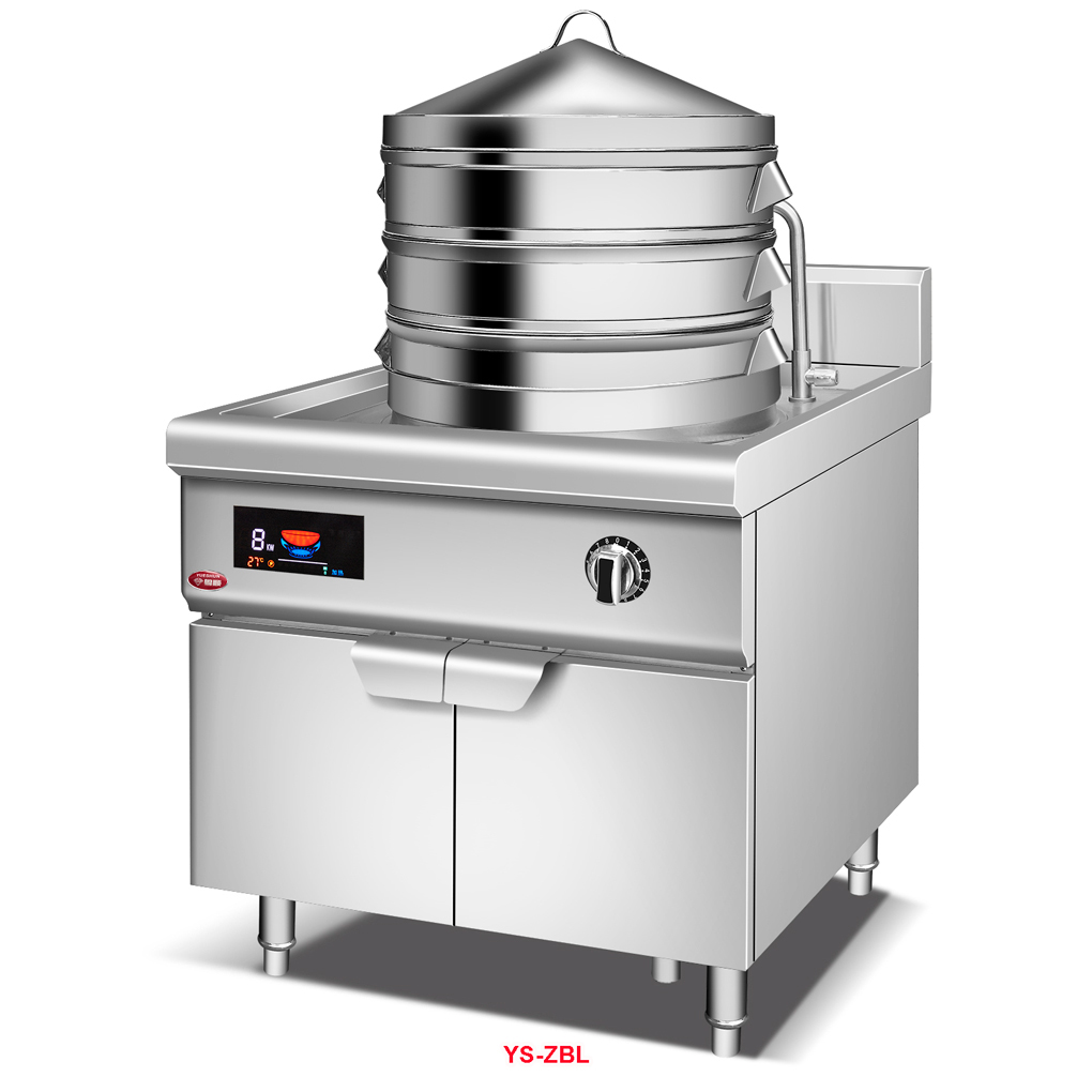 Bếp Hấp công nghiệp YS-ZBL là một trong mẫu Bếp Từ Công Nghiệp thương hiệu YueShun, kích thước 800x900x800/150mm, sử dụng điện áp 380V, công suất 12KW Bếp Hấp công nghiệp YS-ZBL