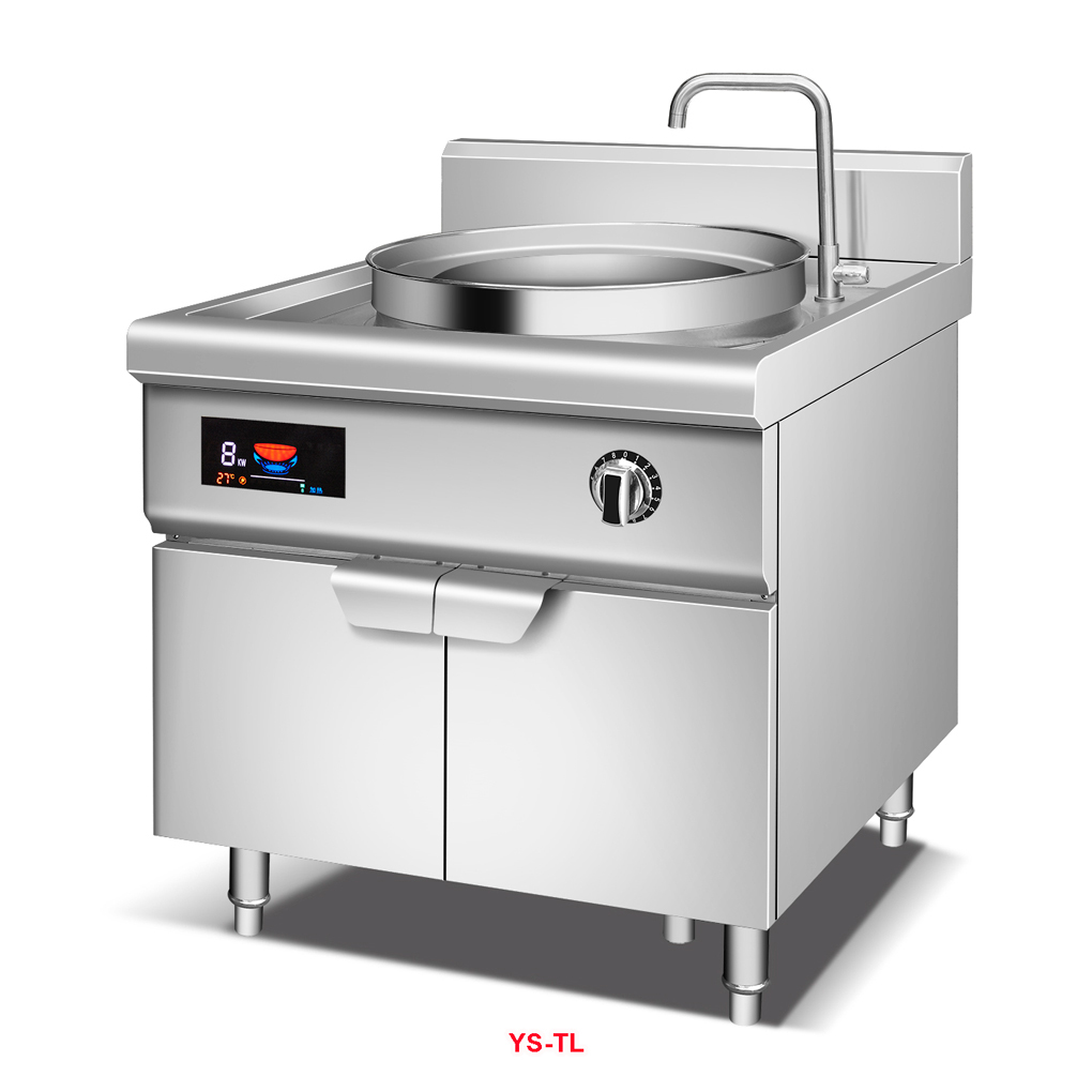 Bếp nấu Súp YS-TL là một trong mẫu Bếp Từ Công Nghiệp thương hiệu YueShun, kích thước 800x900x800/150mm, sử dụng điện áp 380V, công suất 12KW Bếp nấu Súp YS-TL