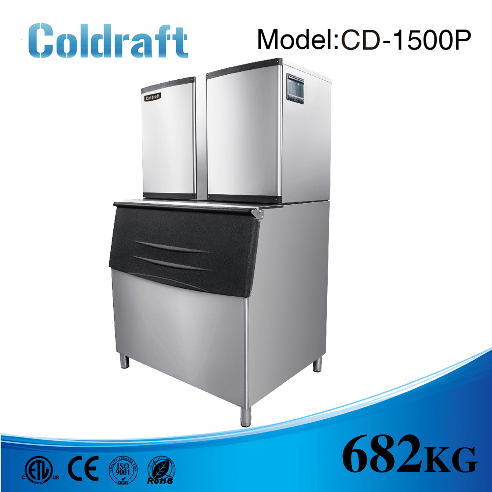 Máy làm đá viên Coldraft CD-1500P là 1 trong các model của Máy Làm Đá Viên, với sản lượng đá 682Kg/24h, giúp các văn phòng và cửa hàng bán đồ nước uống chủ động lượng đá sạch tinh khiết. Máy làm đá viên Coldraft CD-1500P, sản lượng đá 682kg