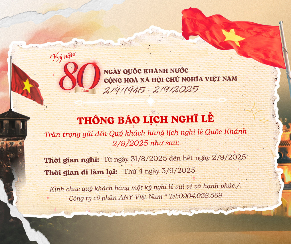 Thông Báo: Lịch Nghỉ Lễ "Quốc Khánh 02/09" năm 2025 Thông Báo: Lịch Nghỉ Lễ "Quốc Khánh 02/09" năm 2025