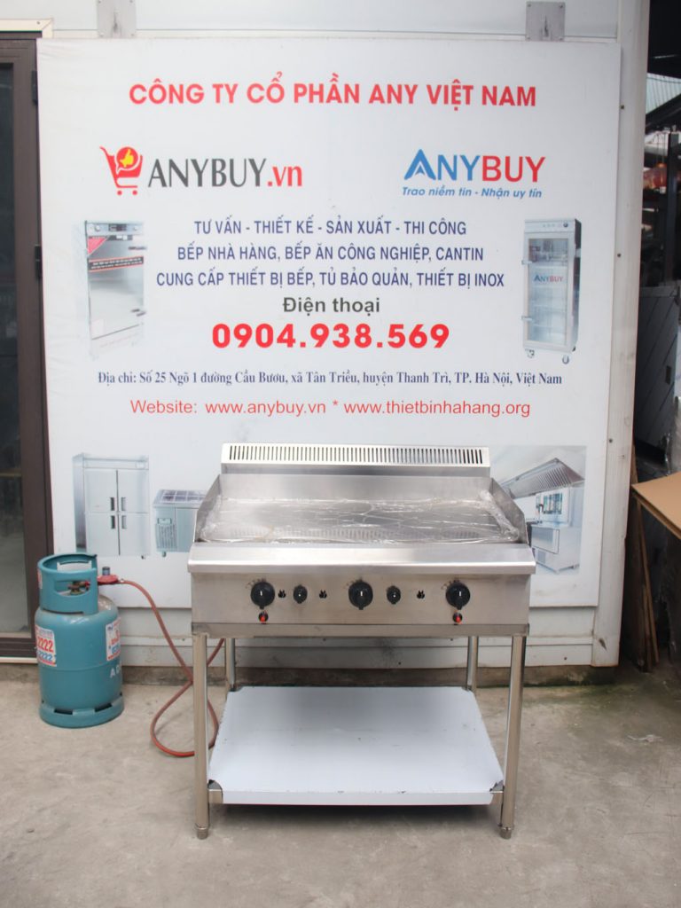 Bếp chiên rán phẳng dùng gas Berjaya GG3BFS-17