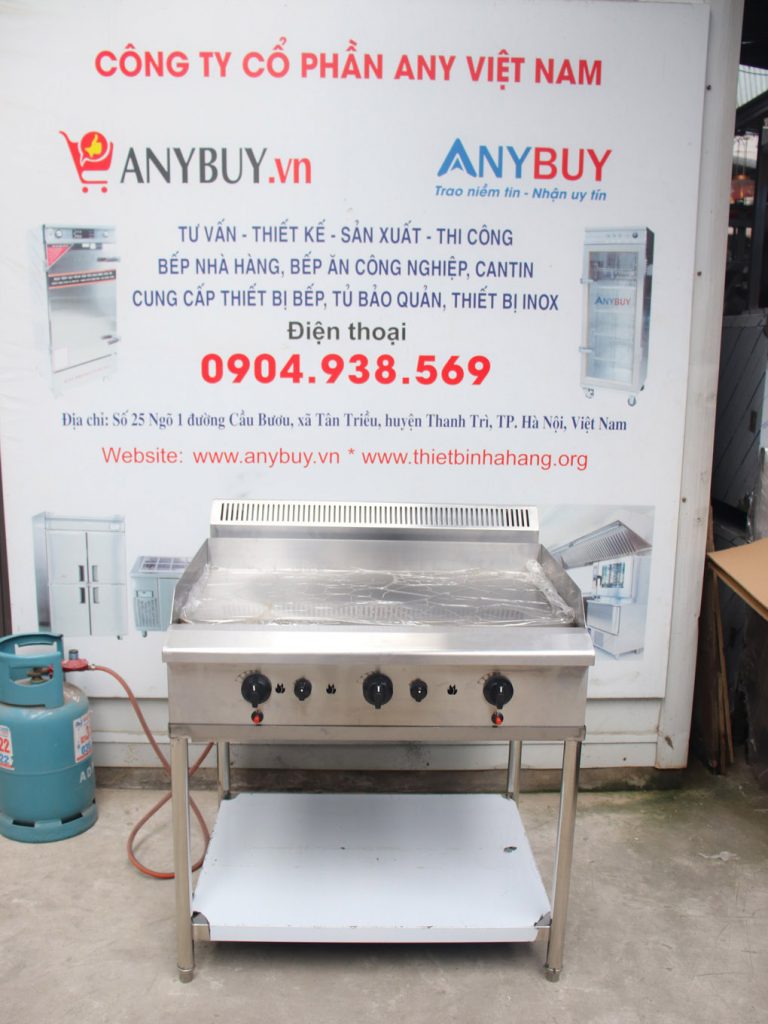 Bếp chiên rán phẳng dùng gas Berjaya GG3BFS-17