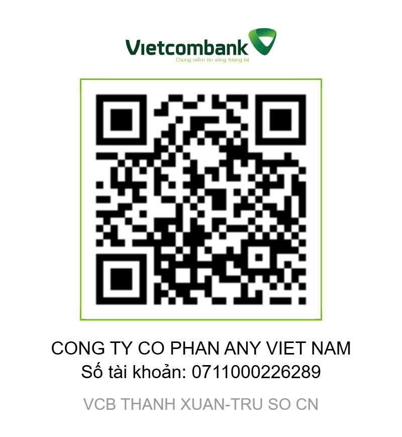 Số tài khoản ngân hàng Công ty cổ phần ANY Việt NaM