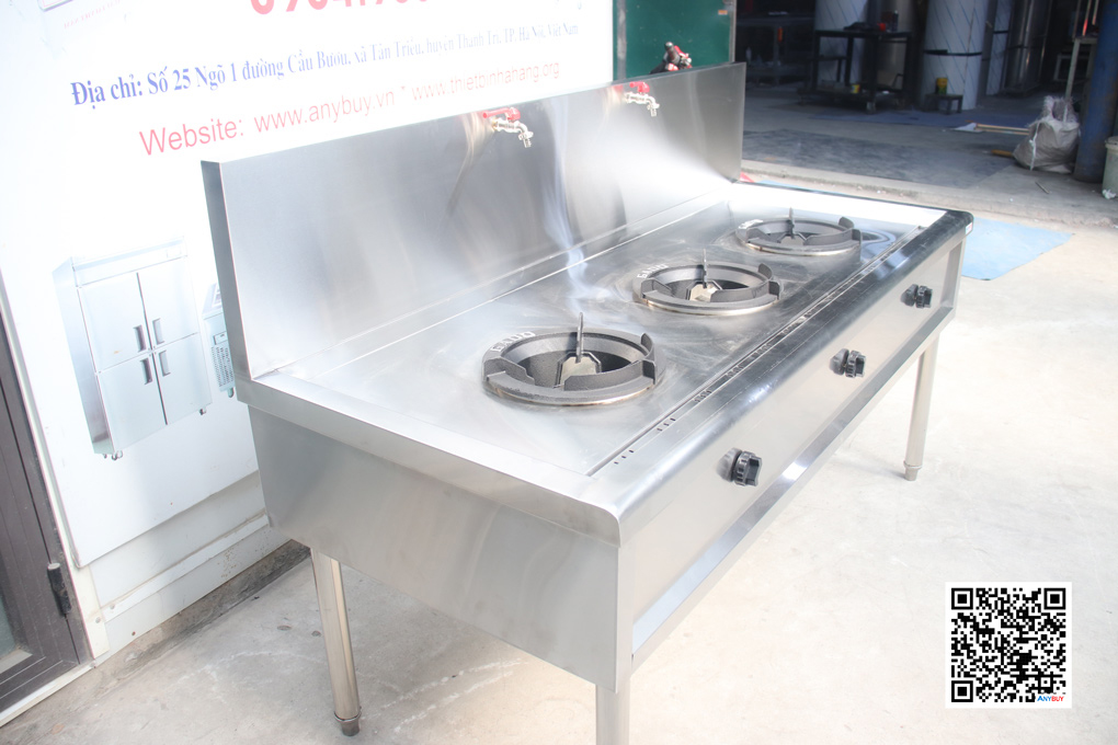 Bếp Á 3 họng ANA3V Thiết Bị Nhà Hàng Bếp Á 3 họng AN A3V