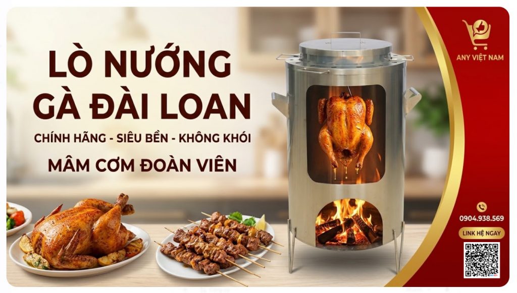 LÒ NƯỚNG GÀ ĐÀI LOAN 1 CON BÍ QUYẾT CHO MÓN NƯỚNG CHUẨN VỊ Thiết Bị Nhà Hàng LÒ NƯỚNG GÀ ĐÀI LOAN 1 CON BÍ QUYẾT CHO MÓN NƯỚNG CHUẨN VỊ