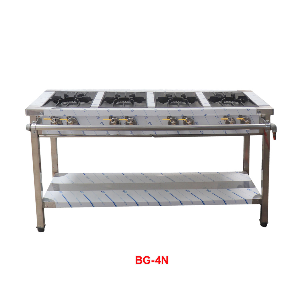 Bếp Giàn Gas Hàn Quốc 4 Họng To Thiết Bị Nhà Hàng Bếp Giàn Gas Hàn Quốc 4 Họng To