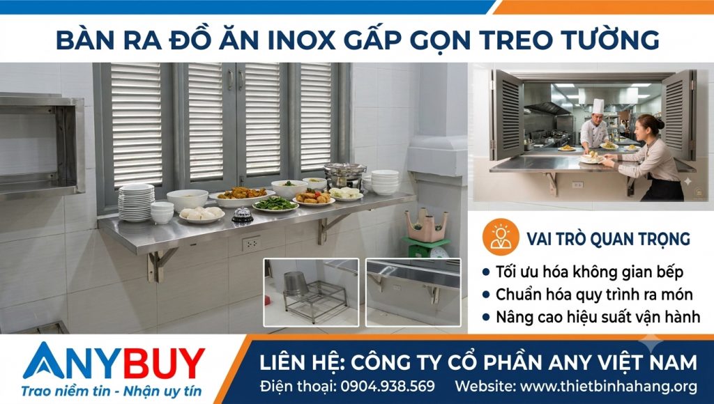 Bàn Ra Đồ Ăn Bàn Trung Chuyển