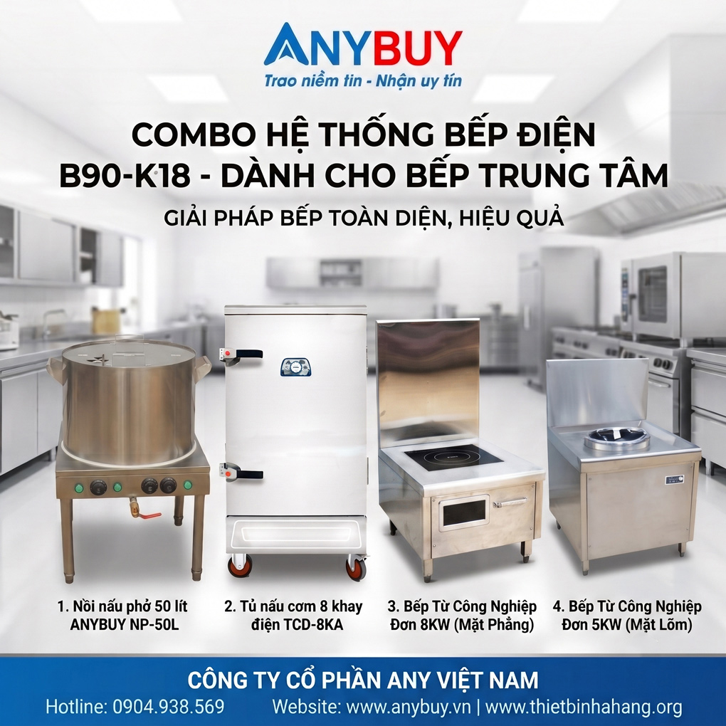 Combo Hệ Thống Bếp Điện B90 K18