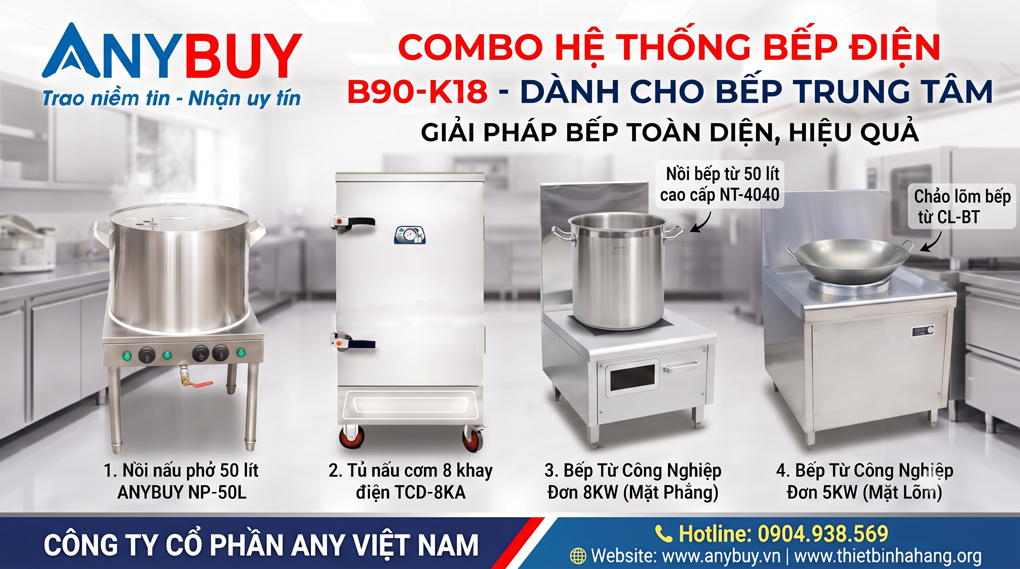 Combo Hệ Thống Bếp Điện B90 K18