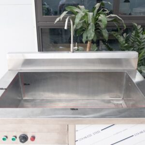 Hố chậu của bồn rửa bát sóng siêu âm ANYBUY AN-1208RBSA