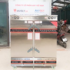 Tủ nấu cơm điện aptomat 24 khay kết hợp gas TCDHG-24KG