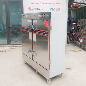 Tủ nấu cơm điện aptomat 24 khay TCDHG-24K nấu 72 Kg gạo