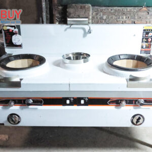 Bếp Á 2 họng đất có quạt thổi 1800x1000 mm