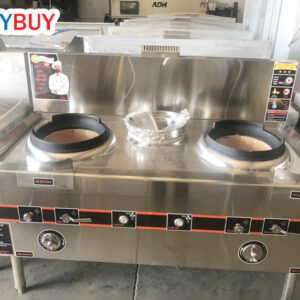 Bếp Á 2 họng đất có quạt thổi 1500x900 mm