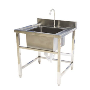 Chậu rửa inox công nghiệp 1 hố