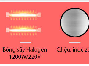 Thông số kỹ thuật tủ sấy bát 2 cánh điều khiể cơ TS-680