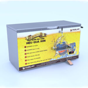 Mặt bên trái Tủ bia khô nước BKND-3B50L