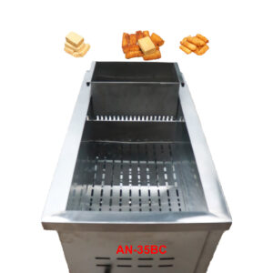 Bên trong Bếp chiên tách dầu dùng điện 35 lít ANYBUY AN-35BC