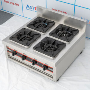 Bếp âu 4 họng dùng gas chân thấp BAA-4N1M