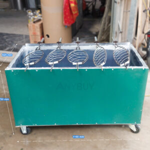 Lò quay vịt nướng than hoa mini ANYBUY