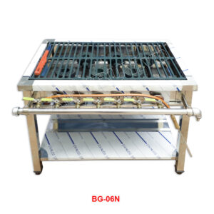 Bếp giàn gas công nghiệp Hàn Quốc 6 họng nhỏ BG-06N