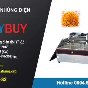 Bếp chiên nhúng điện đôi YF-82