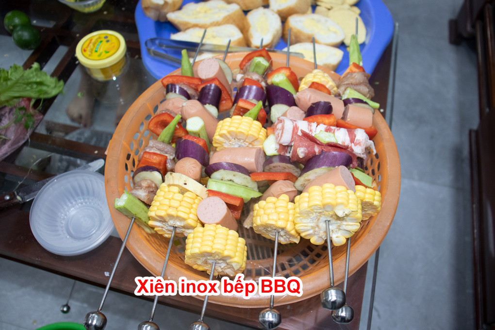 Xiên inox bếp BBQ mini thương hiệu ANYBUY