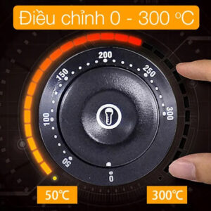 Điều khiển nhiệt độ của bếp chiên rán phẳng dùng điện