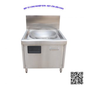 Bếp từ công nghiệp đơn, mặt lõm liền chảo