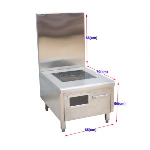 Kích thước Bếp từ công nghiệp đơn mặt phẳng