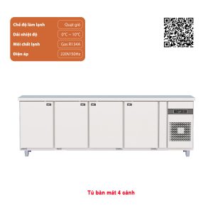 Tủ bàn mát quạt gió 4 cánh BMQ-4MI2276