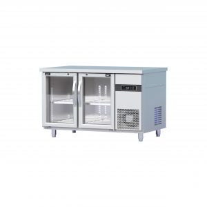 Tủ bàn mát quạt gió 2 cánh kính