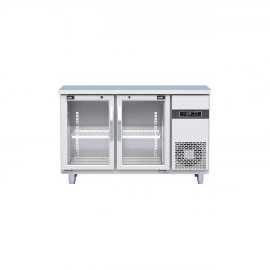 Tủ bàn mát quạt gió 2 cánh kính