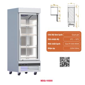 Tủ mát đứng 1 cánh kính