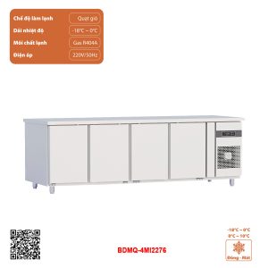 Tủ bàn đông mát quạt gió 4 cánh BDMQ-4MI2276