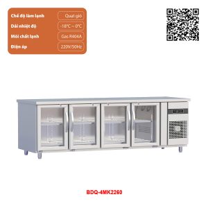 Tủ bàn đông quạt gió 4 cánh BDQ-4MK2260