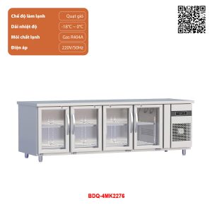 Tủ bàn đông quạt gió 4 cánh BDQ-4MK2276