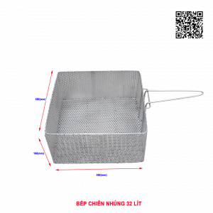 Giỏ Bếp chiên nhúng 32 lít