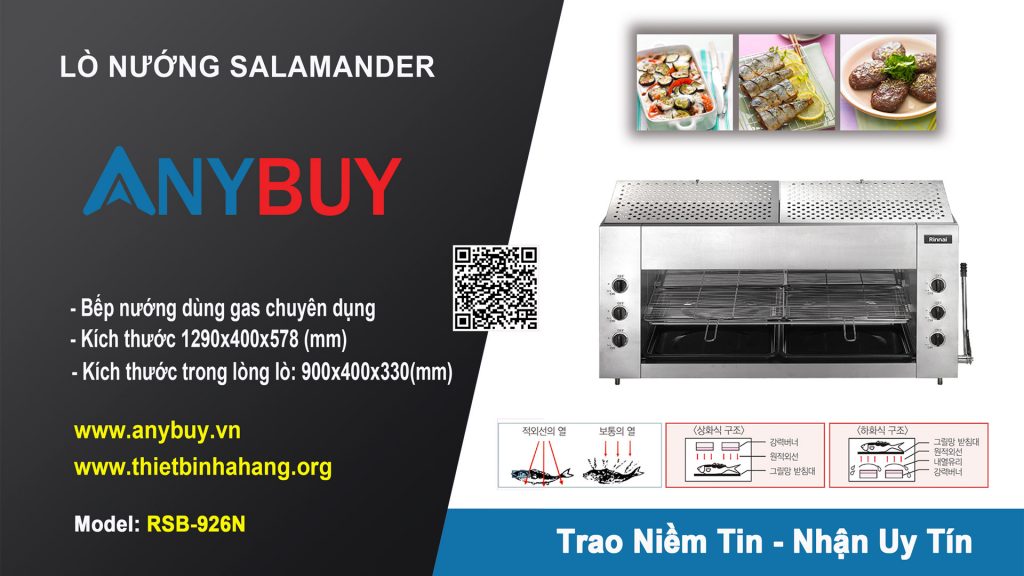 Hướng dẫn sử dụng lò nướng Rinnai RSB-926N