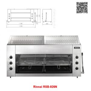 Lò nướng Salamander Rinnai RSB-926N