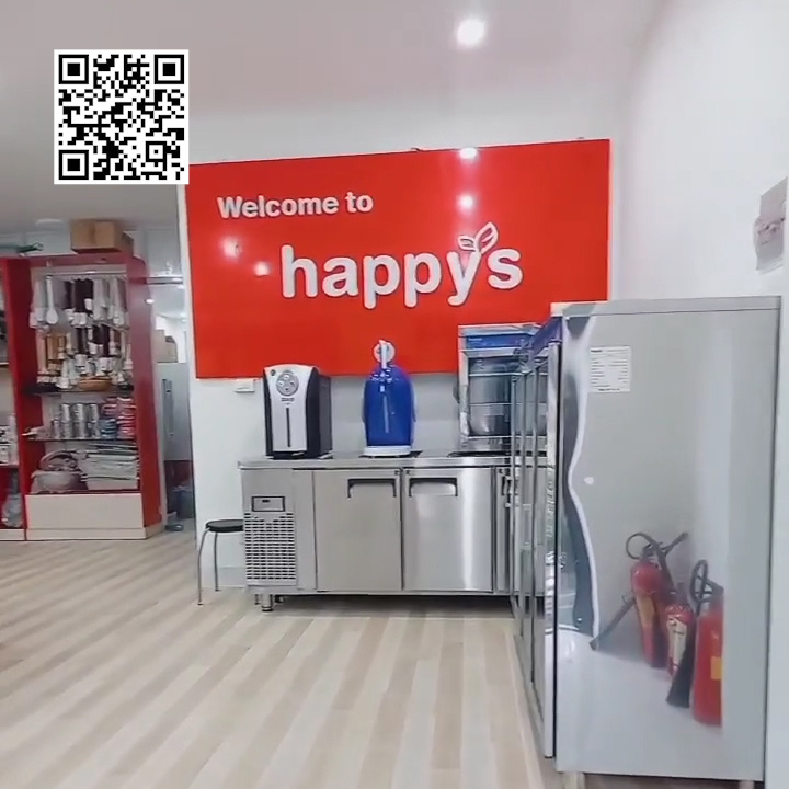 Showroom trưng bày sản phẩm điện lạnh Happys