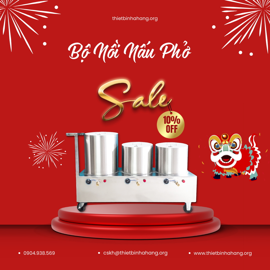 Tưng bừng khuyến mại nồi phở mừng xuân Giáp Thìn 2024