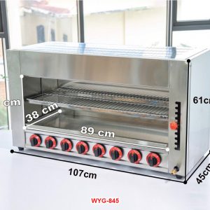 Lò nướng salamander 8 họng WYG-845