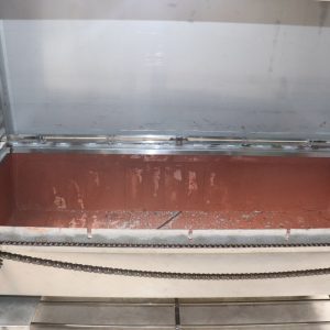 máng Lò quay vịt nướng than hoa lót gạch chịu nhiệt