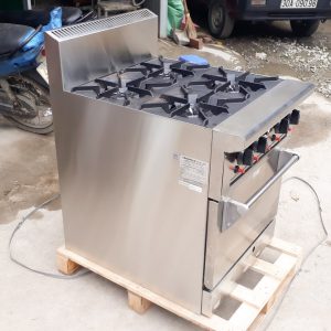 Bếp âu 4 họng có lò nướng BERJAYA DRO4-17